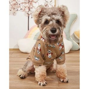 Cat & Planet Print Pet Sweater 🐕